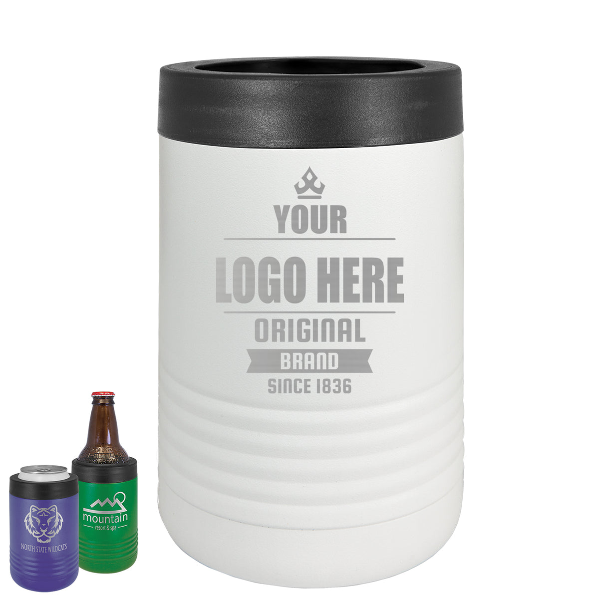Personalized Stainless Steel Insulated Beverage Can Holder – Crystal  Images, Inc.