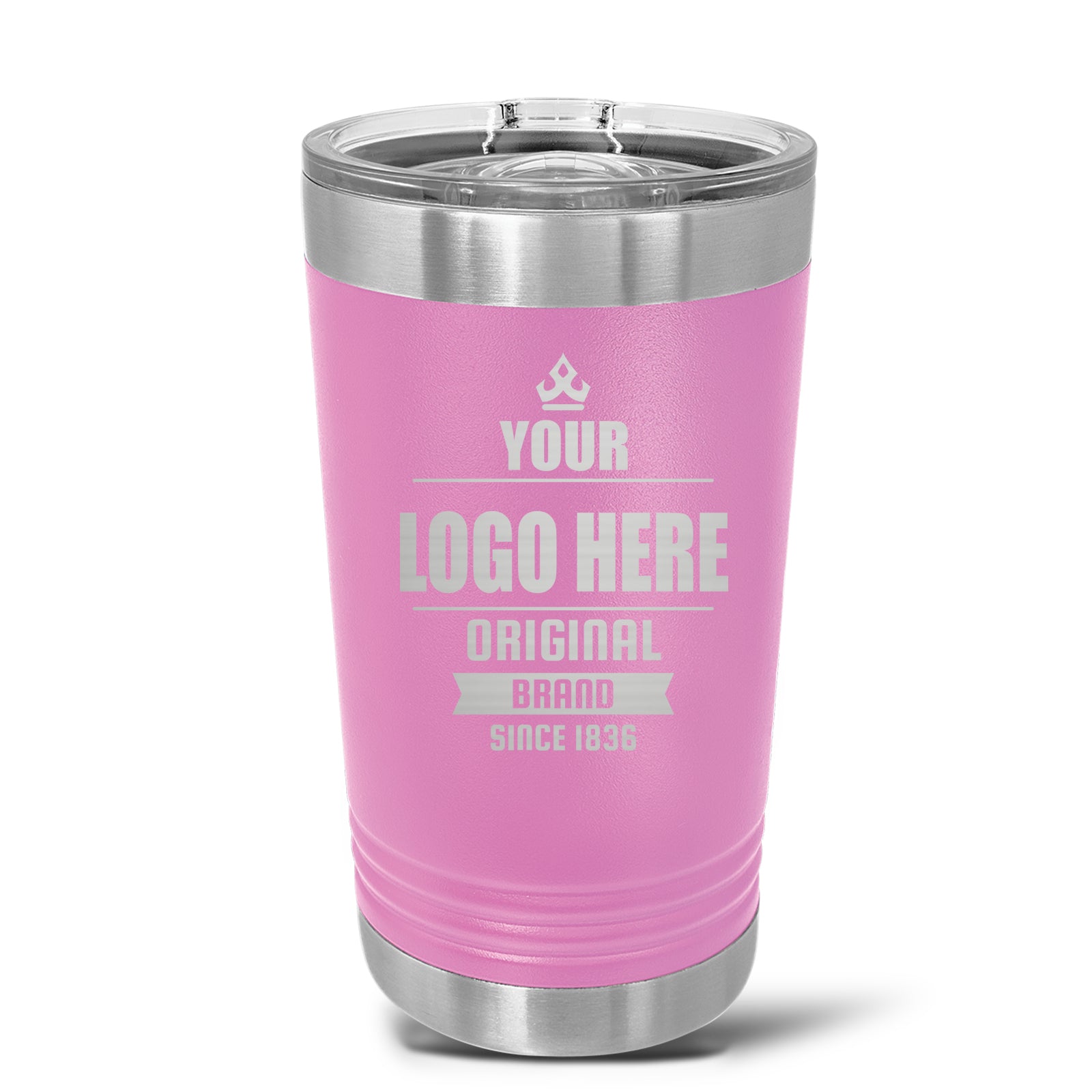 ENGRAVED Custom Personalized Name/Logo 30oz Stainless Steel Tumbler Pink  Gift!