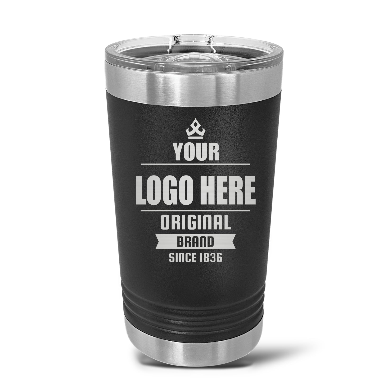 Stainless Steel 16 oz. Tumbler - SLO Roasted Coffee Logo